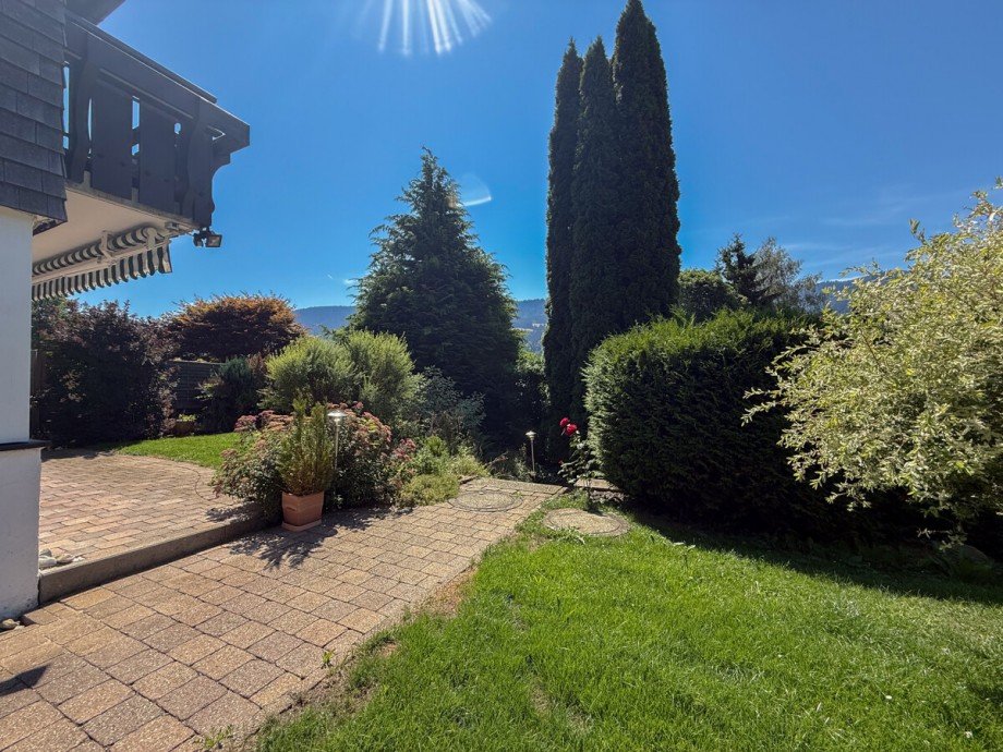 Garten Doppelhaush�lfte Oberstaufen / Wiedemannsdorf