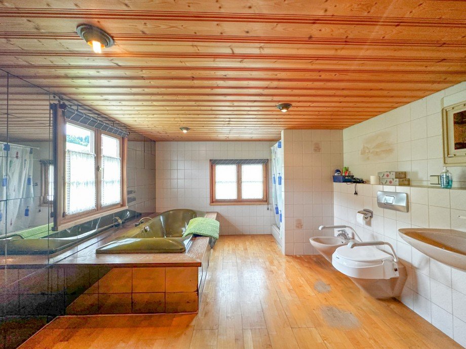 Badezimmer OG Bauernhaus Oberstaufen