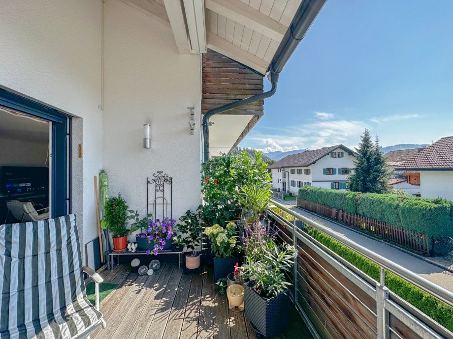 Balkon Etagenwohnung Oberstaufen