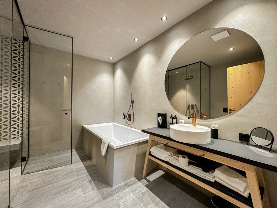 Badezimmer Maisonettewohnung Schruns