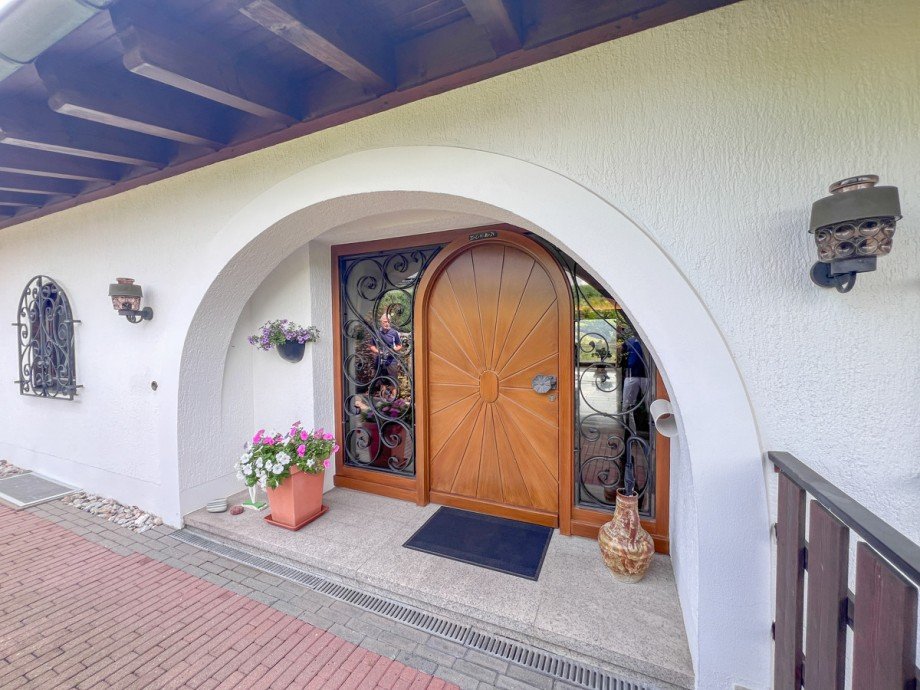 Eingangst�re Einfamilienhaus Scheidegg / Lindenau