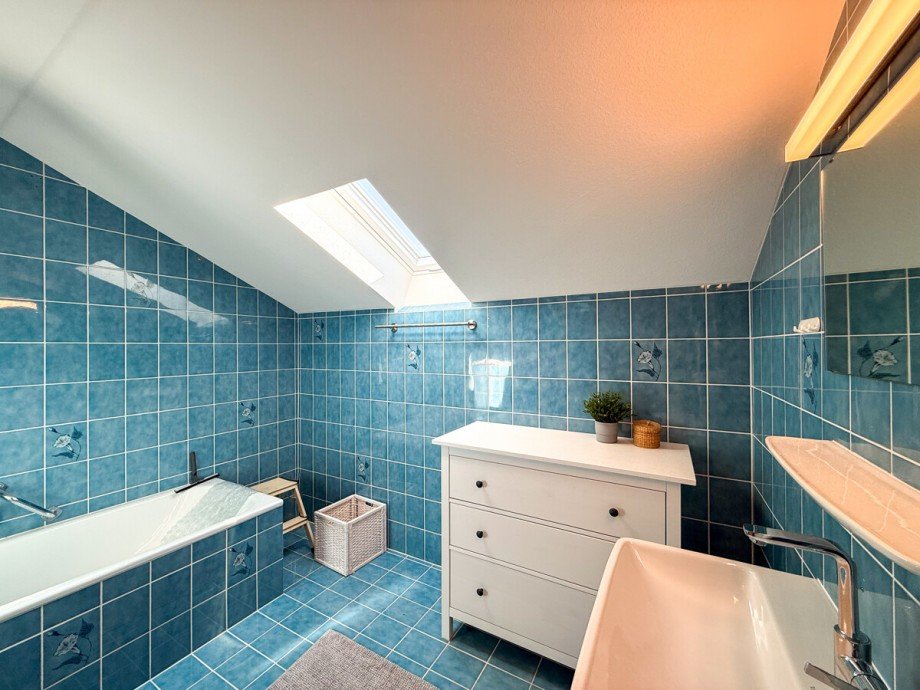 Badezimmer Dachgeschosswohnung Oberreute