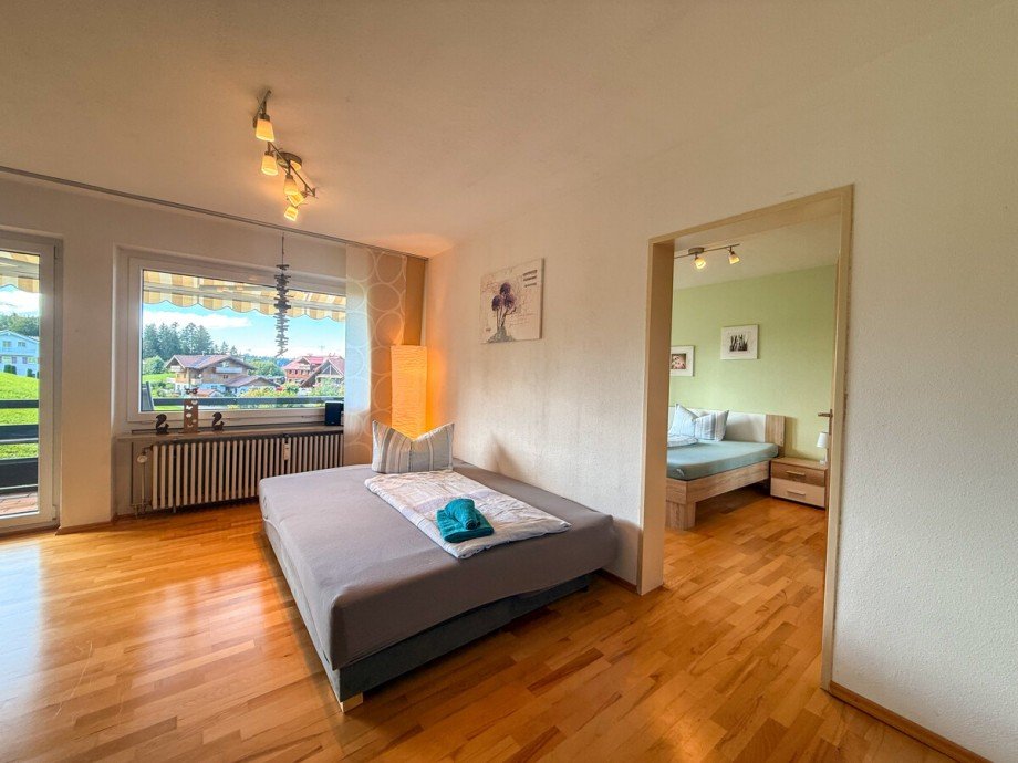 Wohnzimmer Etagenwohnung Oberstaufen / Steibis