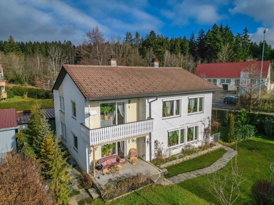 Ansicht Wohnhaus Einfamilienhaus Lindenberg im Allg�u