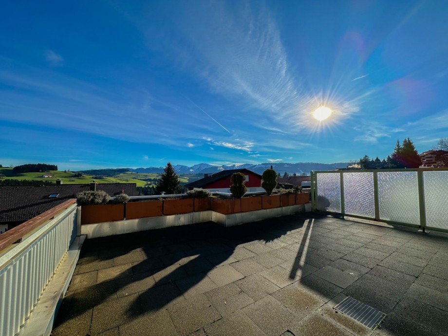 Terrasse Etagenwohnung Oberreute