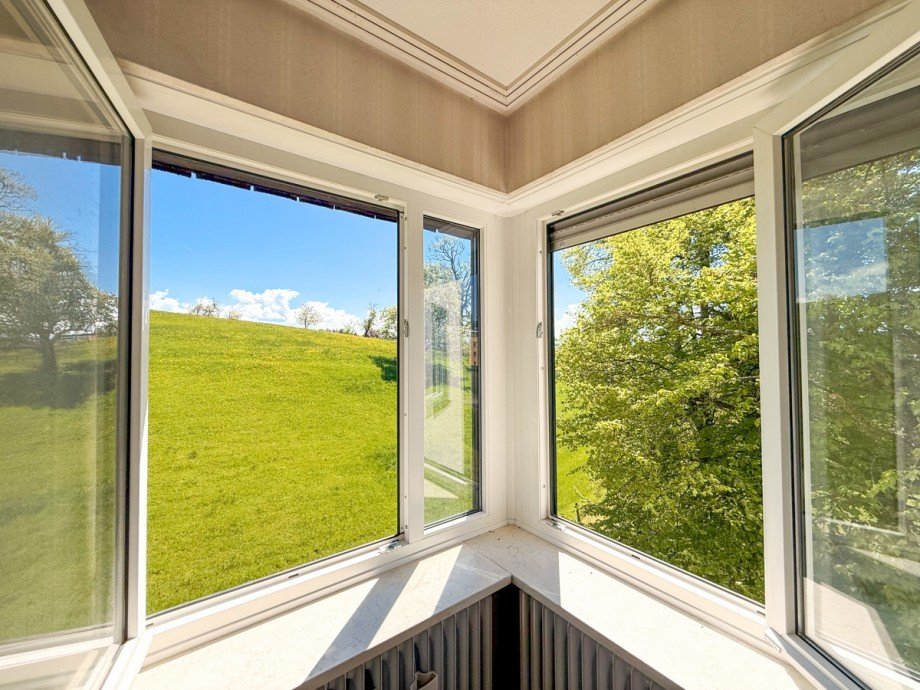 Ausblick Zimmer Etagenwohnung Lindenberg im Allg�u