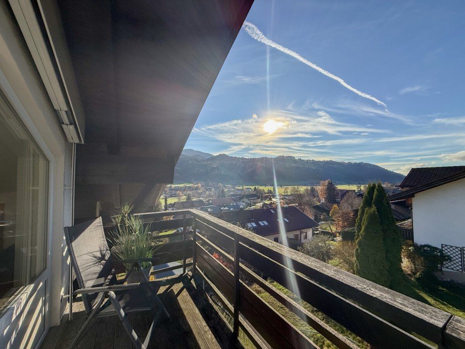 West-Balkon Dachgeschosswohnung Oberstaufen / Wiedemannsdorf