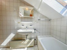 Badezimmer OG Alpine Wohntr�ume:
 Gem�tliche 2-Zimmer-Maisonettewohnung 
in Simmerberg im Allg�u