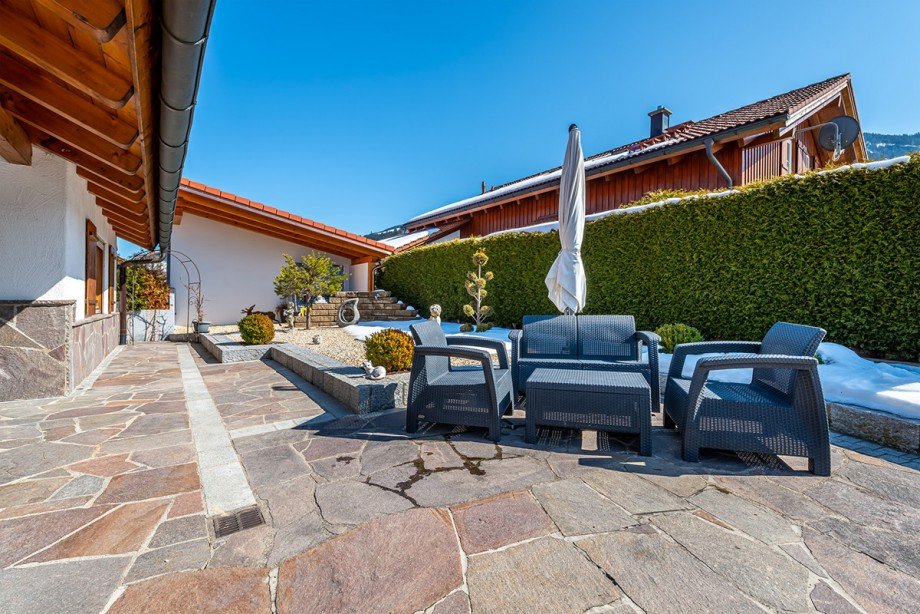 Terrasse / Garten Einfamilienhaus Oberstaufen
