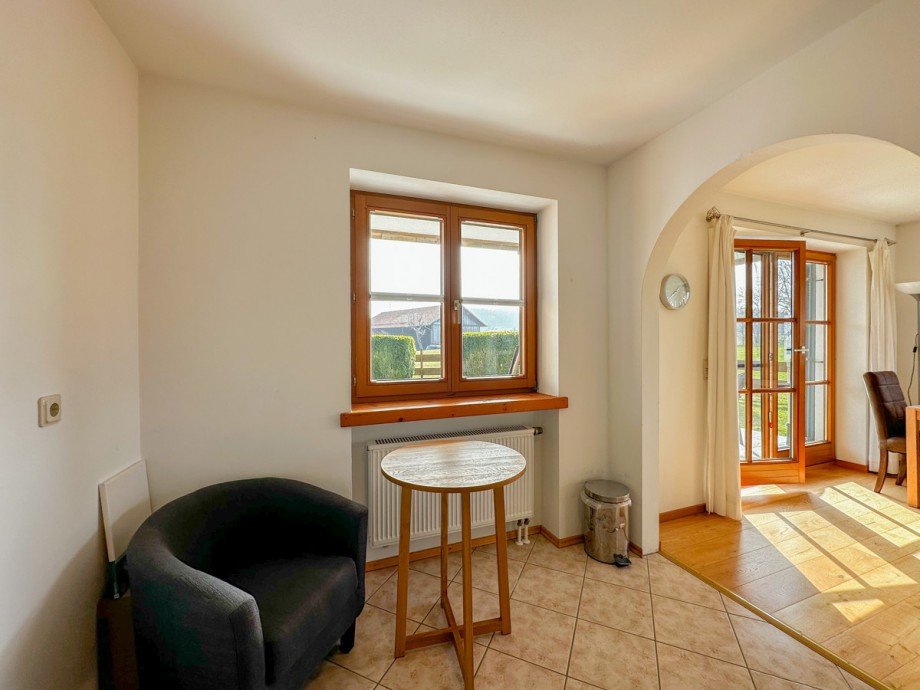 Durchgang ins Wohnzimmer Terrassenwohnung R�ckholz