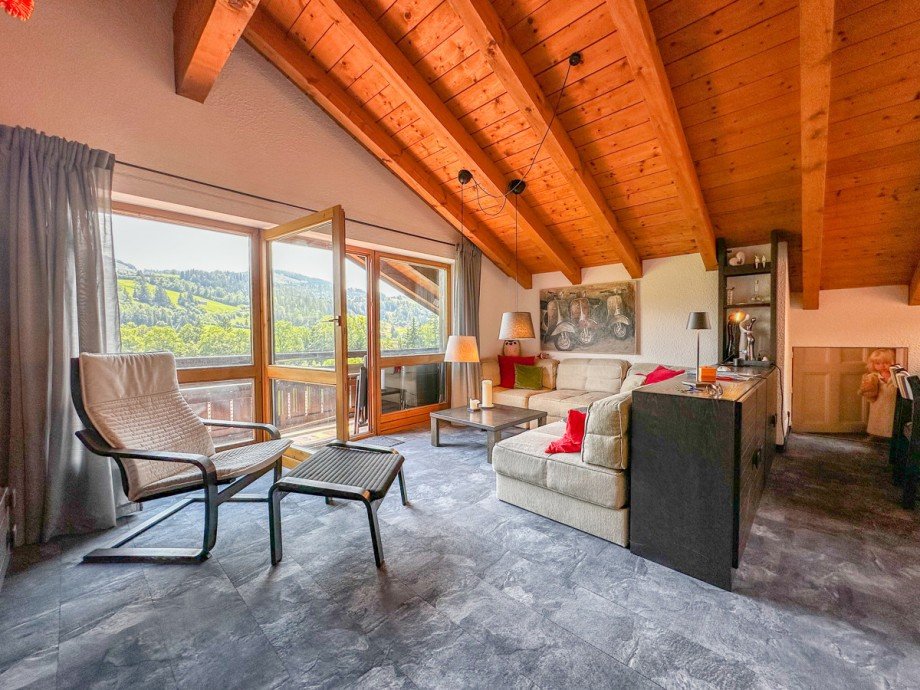 Wohnzimmer Etagenwohnung Oberstaufen / Wei�ach