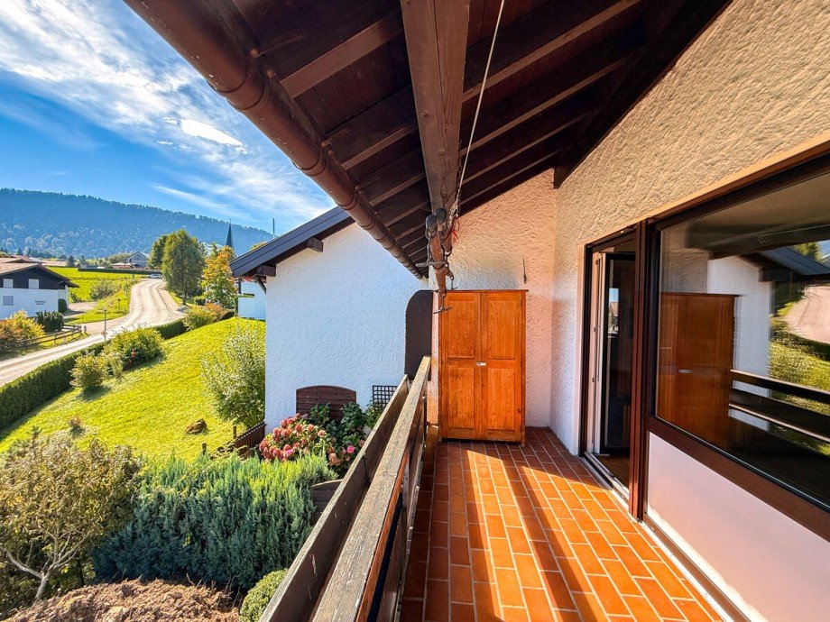 S�d Balkon EG Maisonettewohnung Oberstaufen / Steibis
