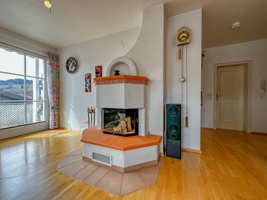 Kaminofen Dachgeschosswohnung Oberstaufen