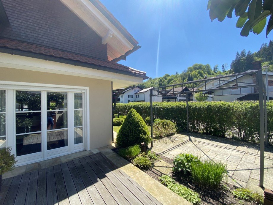 Holzterrasse Einfamilienhaus Oberstaufen