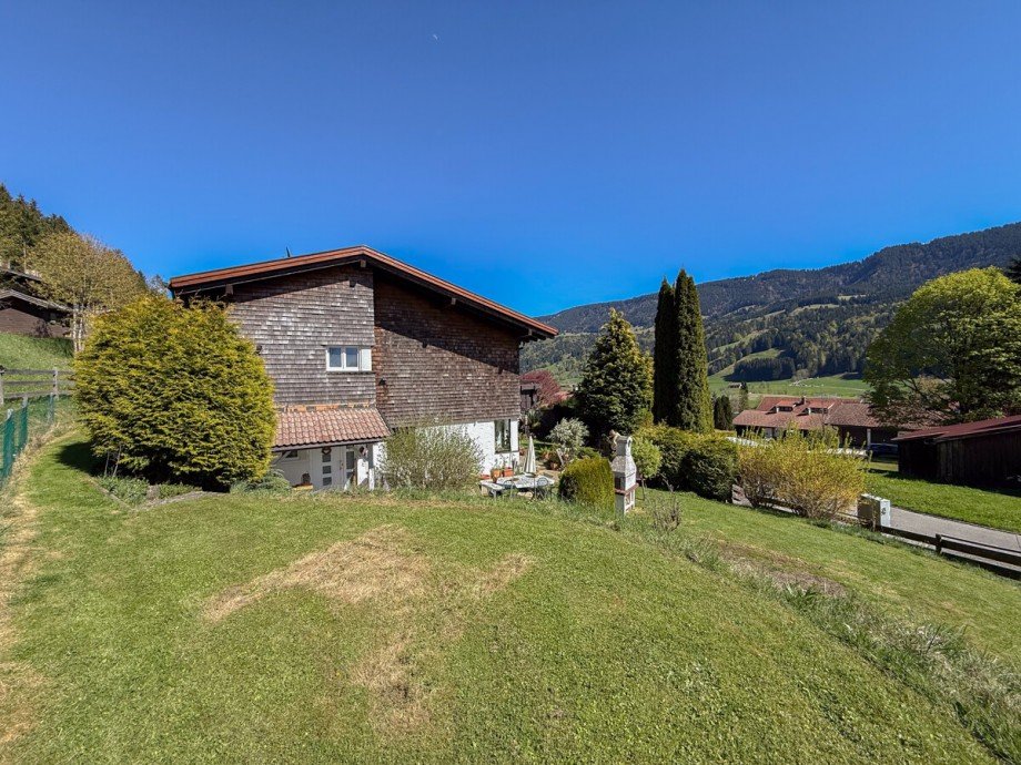 Garten Doppelhaush�lfte Oberstaufen / Wiedemannsdorf