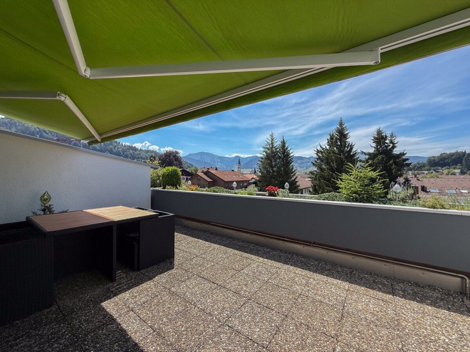 Terrasse Penthousewohnung Oberstaufen