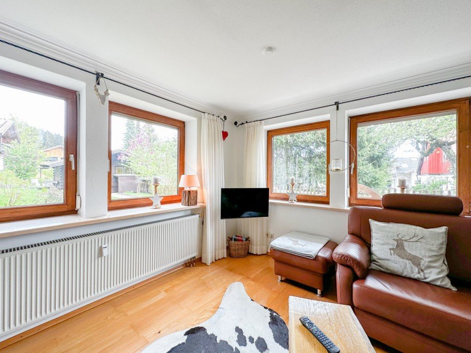 Wohnzimmer Erdgeschosswohnung Oberstaufen