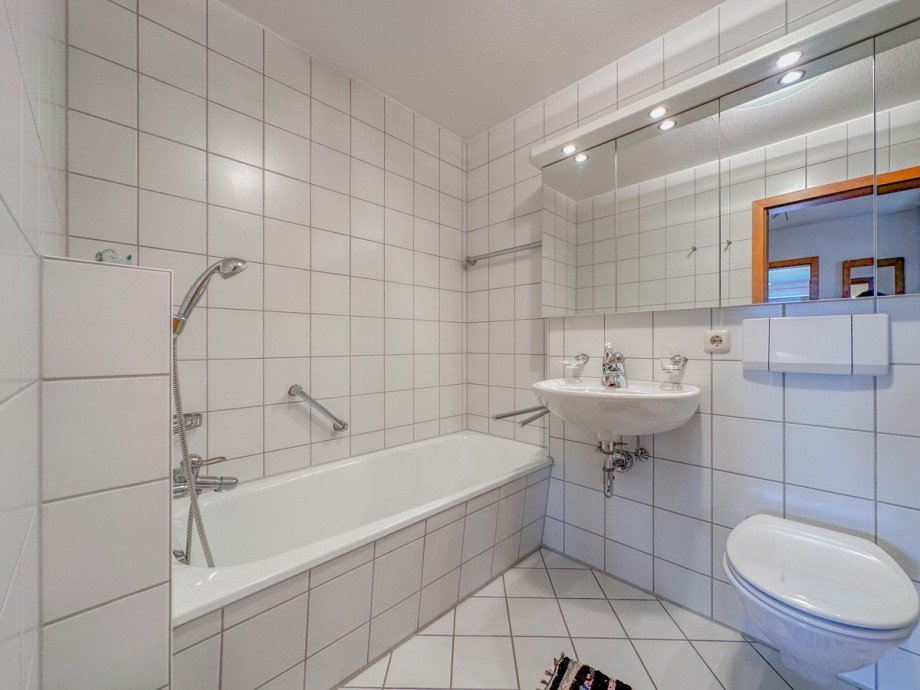 Badezimmer Dachgeschosswohnung Oberstaufen