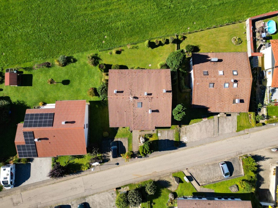 Vogelperspektive Maisonettewohnung Oberreute