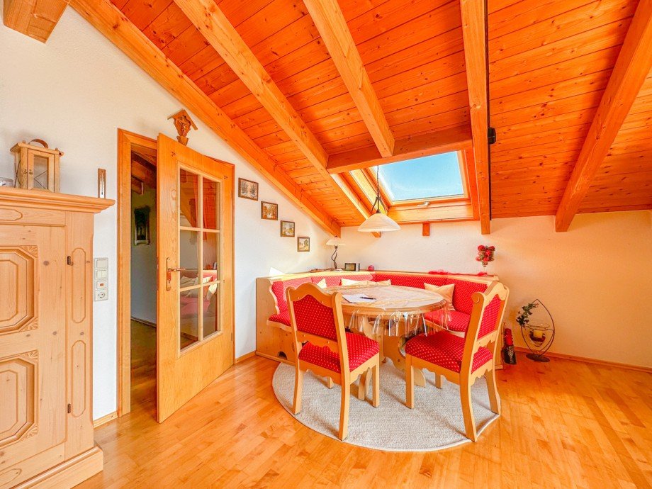 Essbereich Dachgeschosswohnung Oberreute