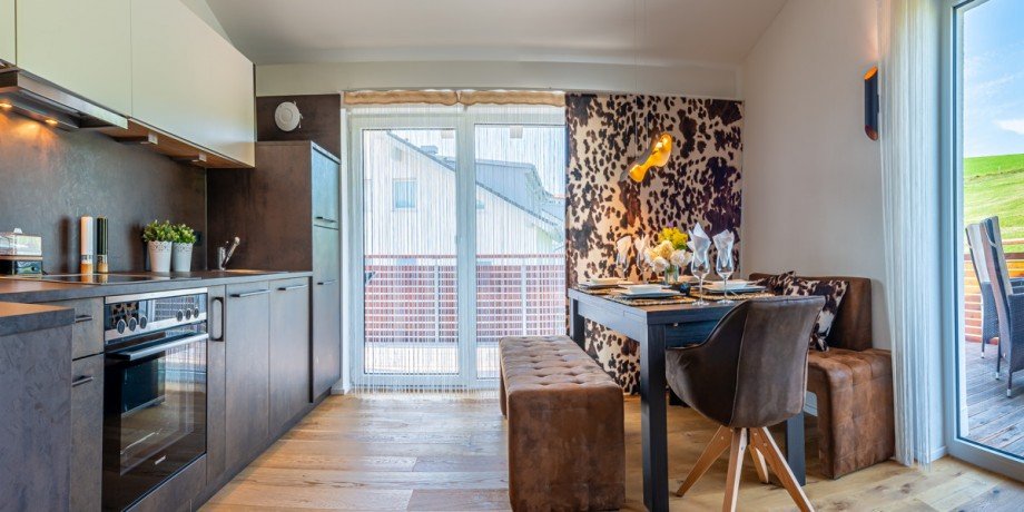 Wohnen / Essen / K�che Dachgeschosswohnung Oberstaufen / Kalzhofen