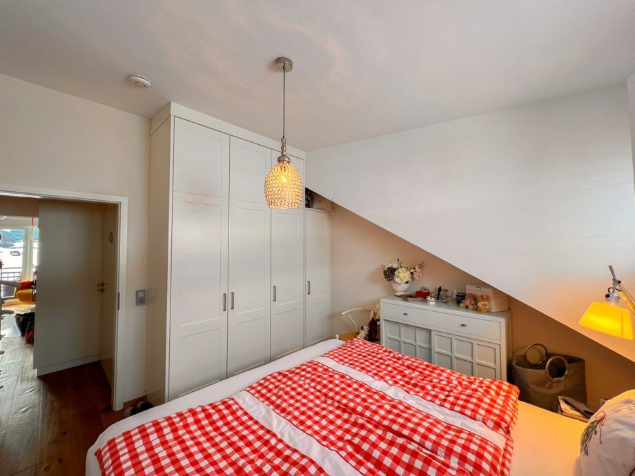 Schlafzimmer Dachgeschosswohnung Oberstaufen / Kalzhofen