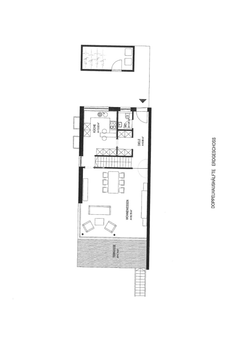 Grundriss EG Doppelhaush�lfte Lindau (Bodensee) / Aeschach
