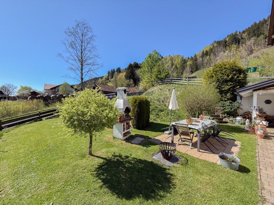 Garten Doppelhaush�lfte Oberstaufen / Wiedemannsdorf