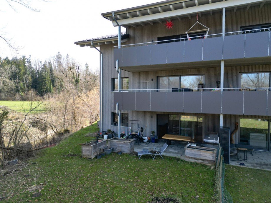 Terrasse/Gartenanteil Erdgeschosswohnung Opfenbach