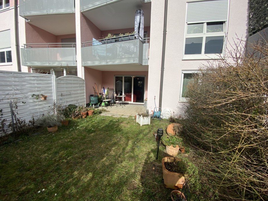 Garten mit Terrasse Erdgeschosswohnung Ludwigsburg