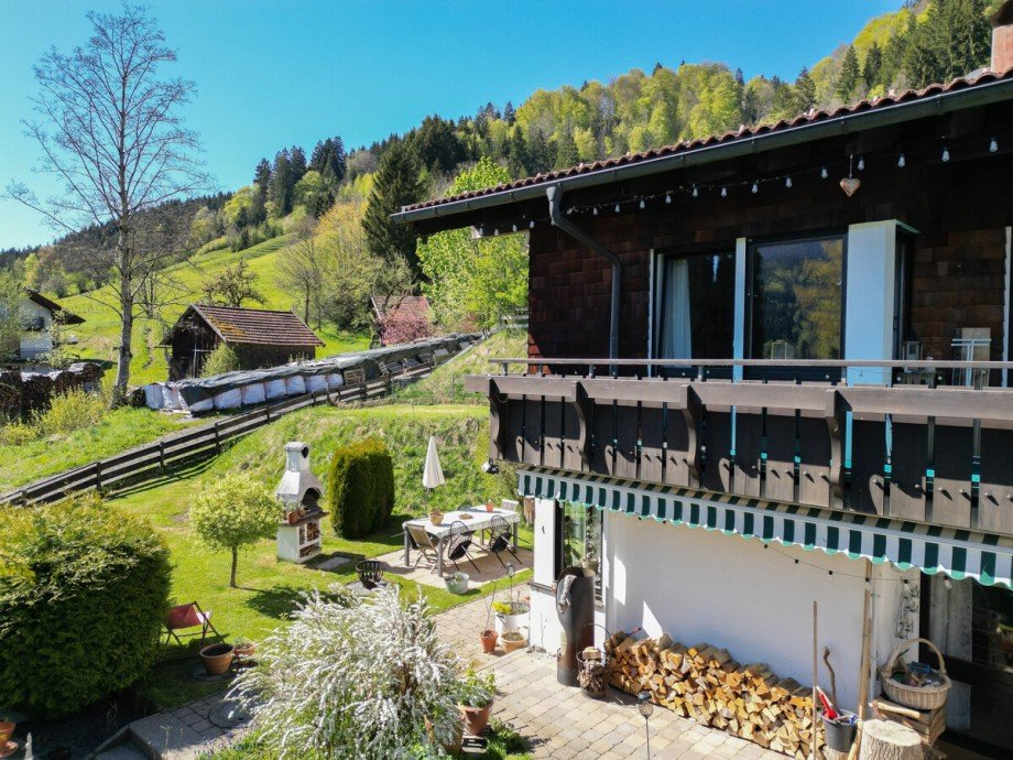 Hausansicht Doppelhaush�lfte Oberstaufen / Wiedemannsdorf