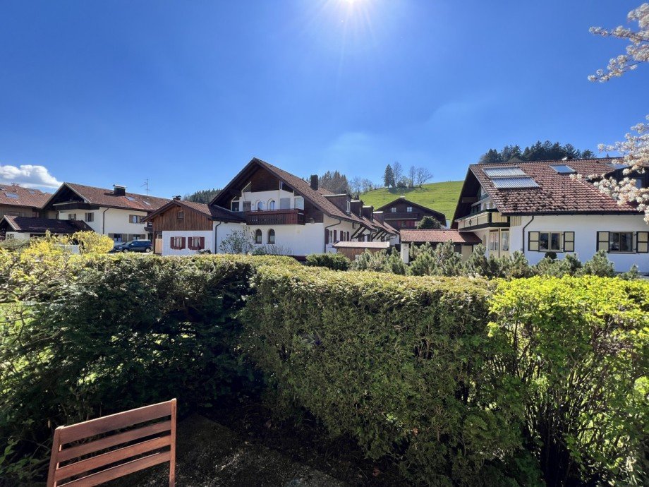 Terrasse Erdgeschosswohnung Oberstaufen