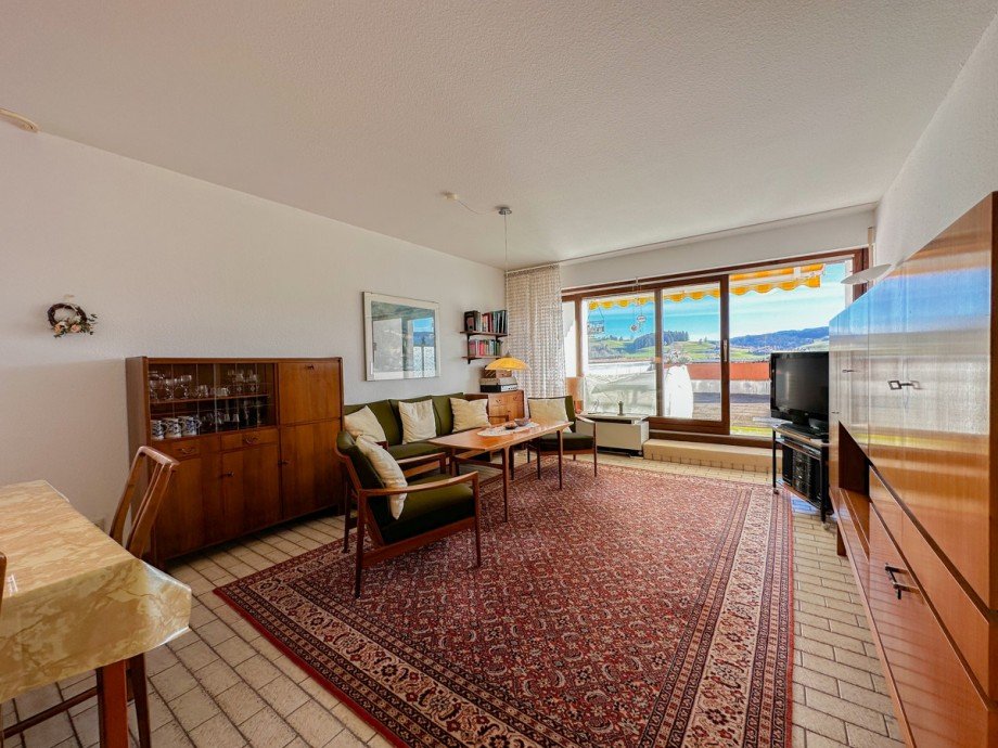 Wohnzimmer Etagenwohnung Oberreute