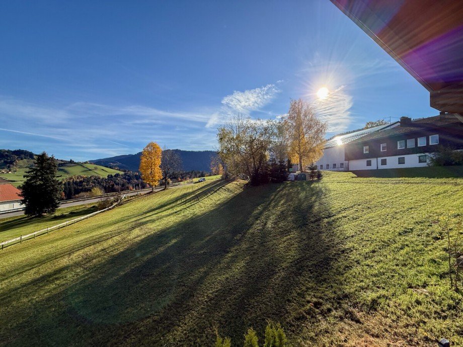 Ausblick vom OG Chalet Oberstaufen / Steibis