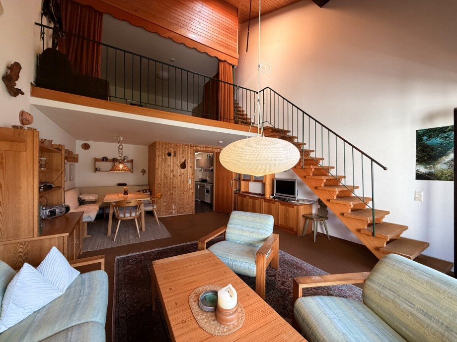 Wohn-Essbereich Maisonettewohnung Oberstaufen