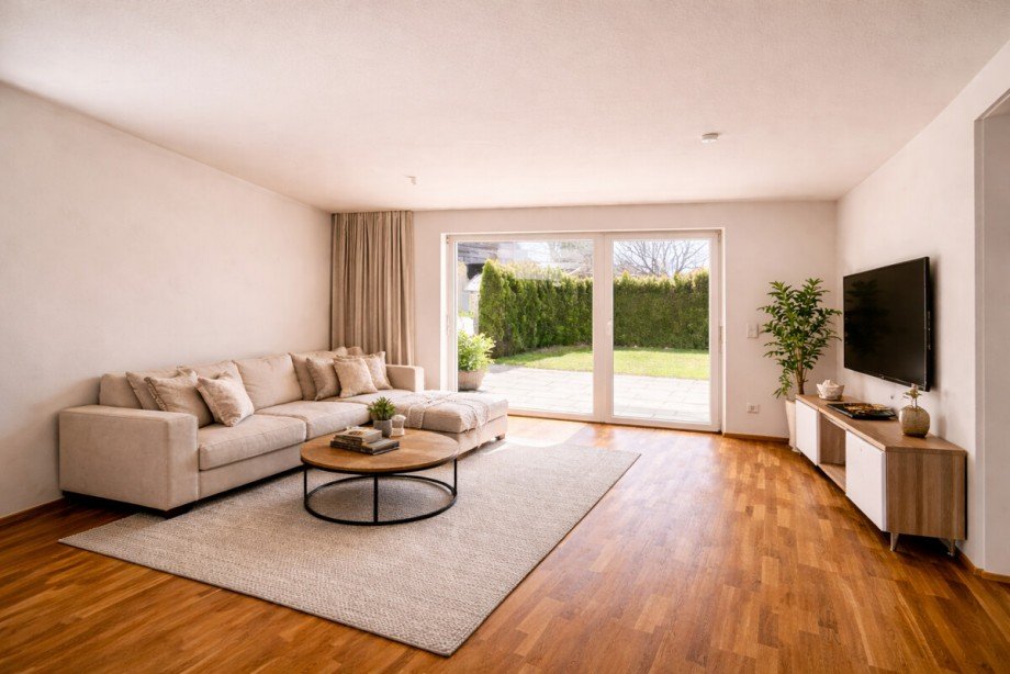 KI Bild Wohnzimmer Erdgeschosswohnung Weiler-Simmerberg / Simmerberg