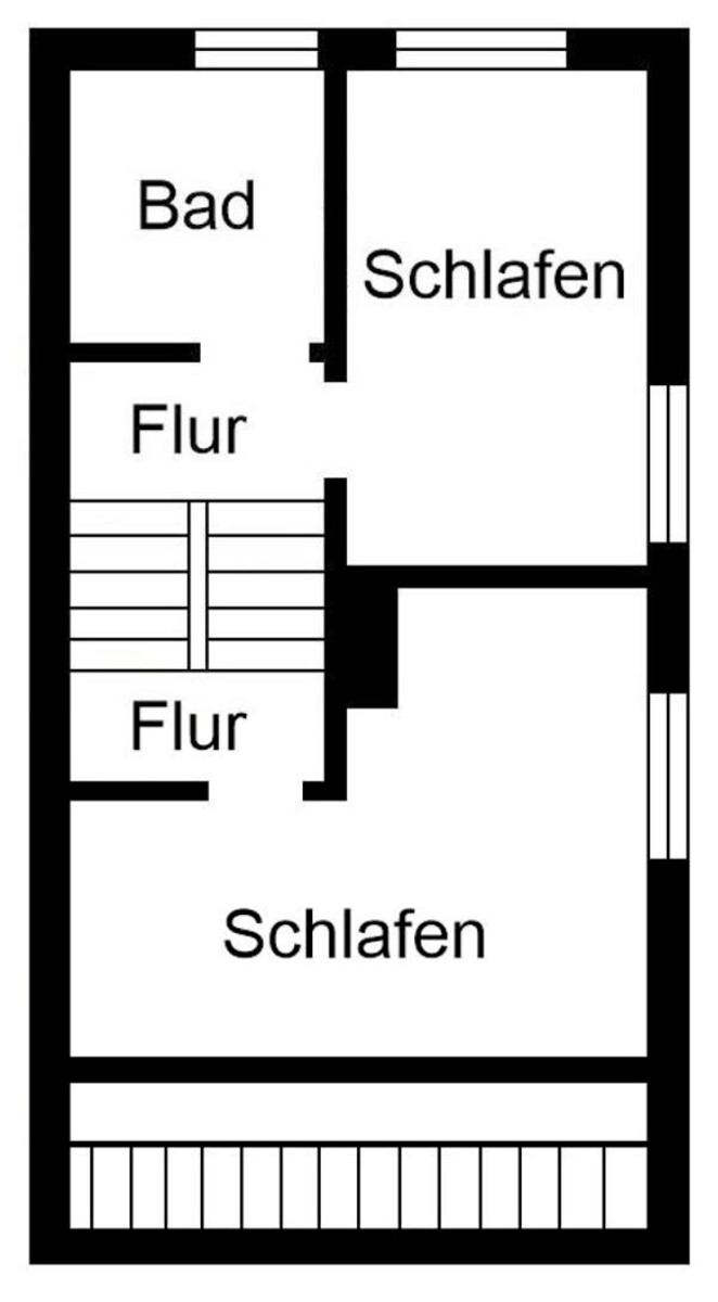 Grundriss OG/DG Maisonettewohnung Oberstaufen / Steibis