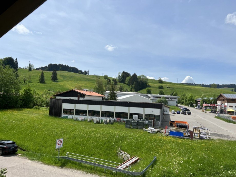 Ausblick nach Westen Dachgeschosswohnung Oberstaufen