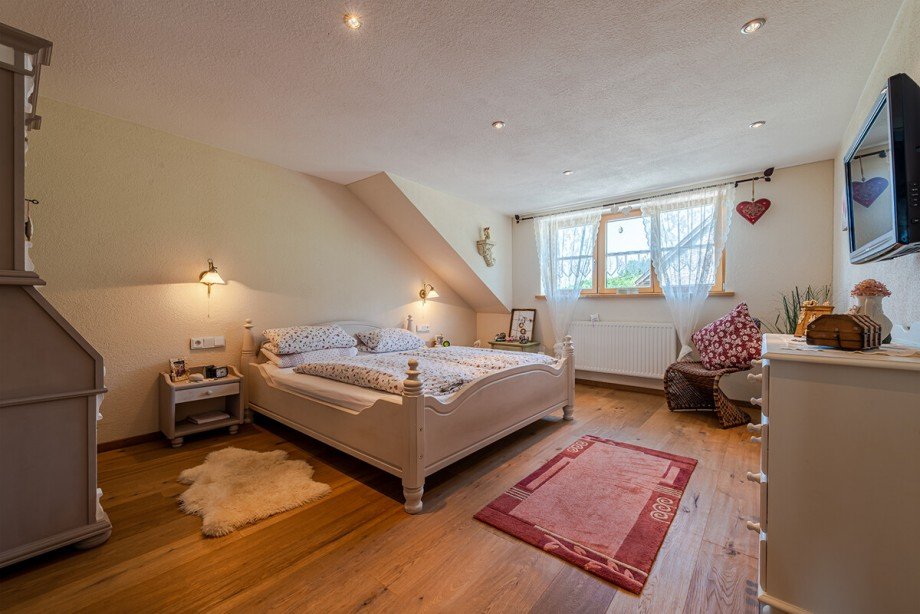 Schlafzimmer 1 Bauernhaus Oberstaufen
