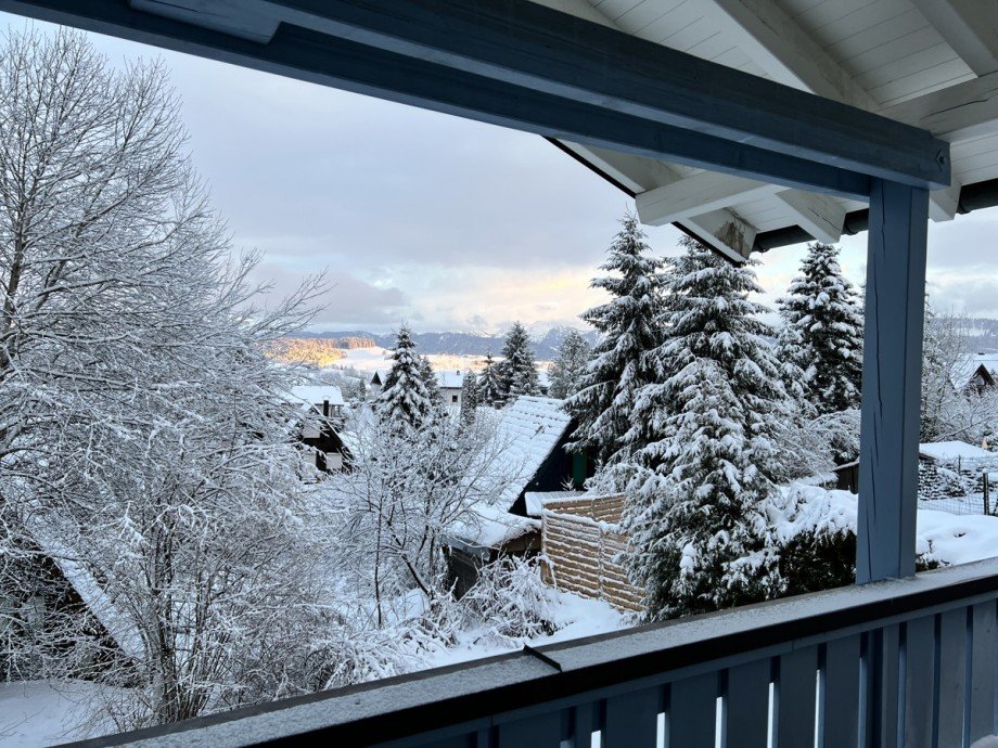 Aussicht LOGGIA Einfamilienhaus Oberreute
