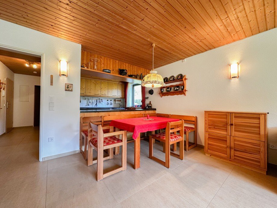 Essbereich Erdgeschosswohnung Oberstaufen / Steibis