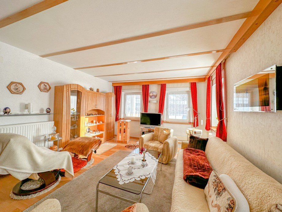 Wohnzimmer Einfamilienhaus Oberstaufen