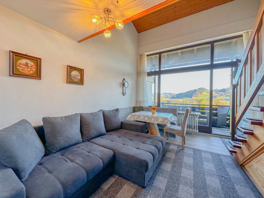 Wohn/ Essbereich Maisonettewohnung Oberstaufen / Steibis