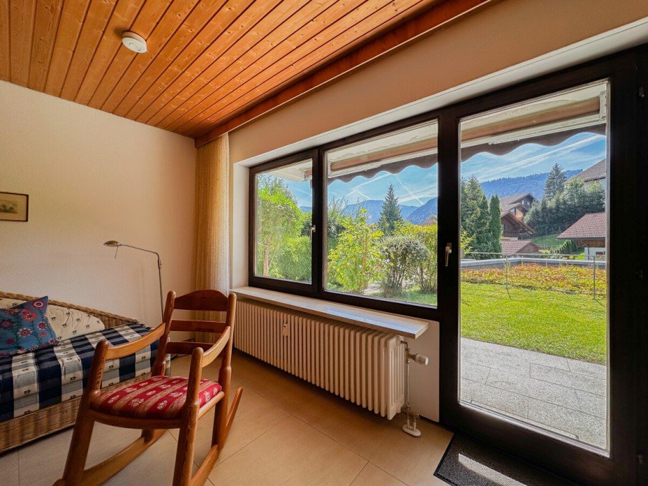 Zugang zur Terrasse Erdgeschosswohnung Oberstaufen / Steibis