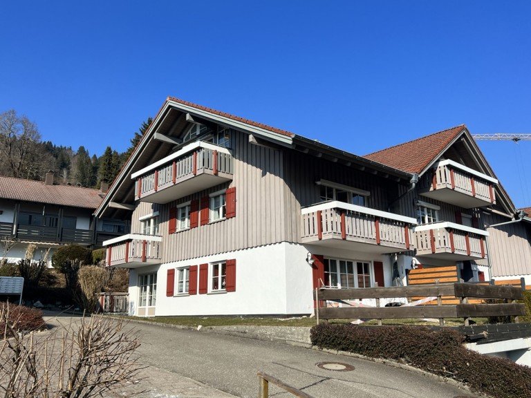 Au�enansicht Oberstaufen / Wiedemannsdorf Etagenwohnung Sonnige 2 Zimmer (Ferien) Wohnung - zentral gelegen in Oberstaufen / Wiedemannsdorf
