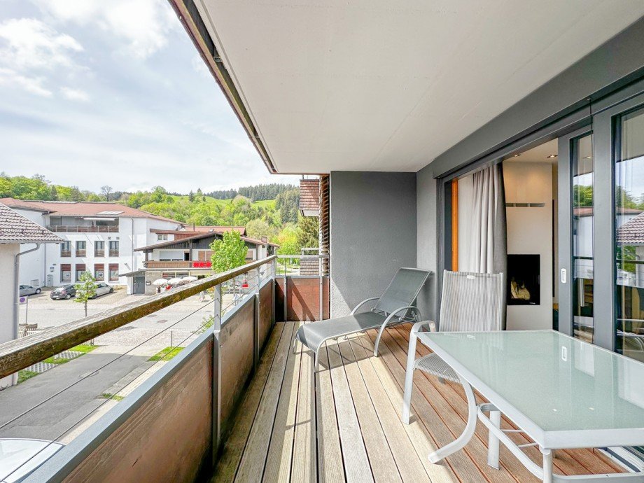 S�d-Balkon Etagenwohnung Oberstaufen
