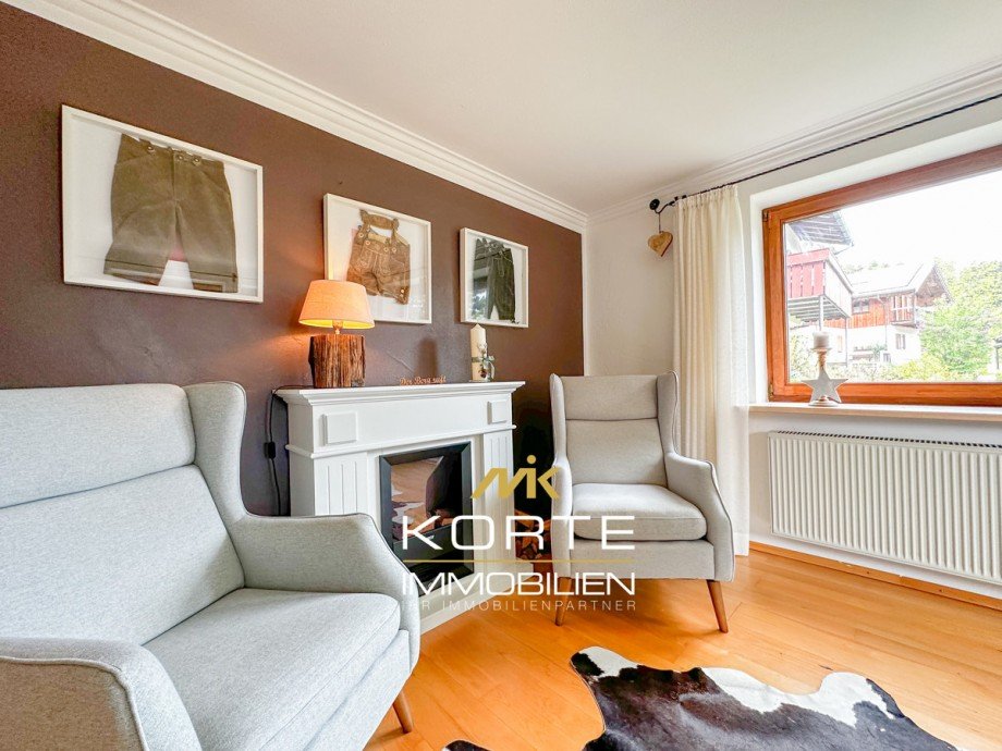Wohnzimmer Erdgeschosswohnung Oberstaufen