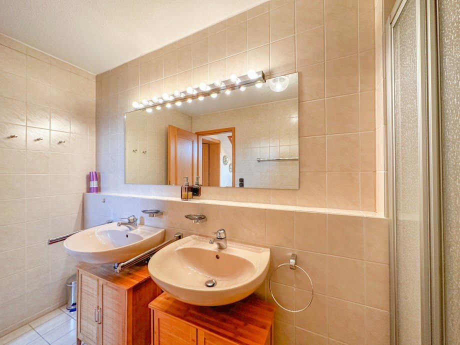 Badezimmer Dachgeschosswohnung Oberstaufen