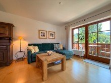 Wohn-Esszimmer Hochgrat vor Augen: 
 2-Zimmer Ferienapartment mit Logenplatz
  in Steibis im Allg�u