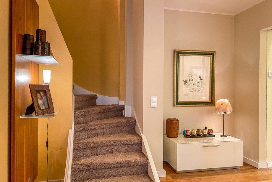 Treppe in OG. Einfamilienhaus Oberstaufen